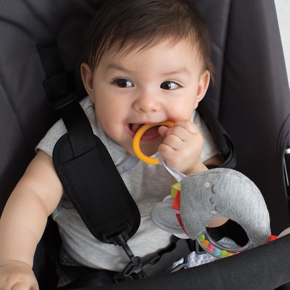 Skip Hop Silver Lining Cloud Rattle Moon Stroller Toy - Tadpole