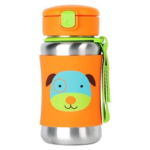 Skip Hop Zoo Stainless Steel Straw Bottle