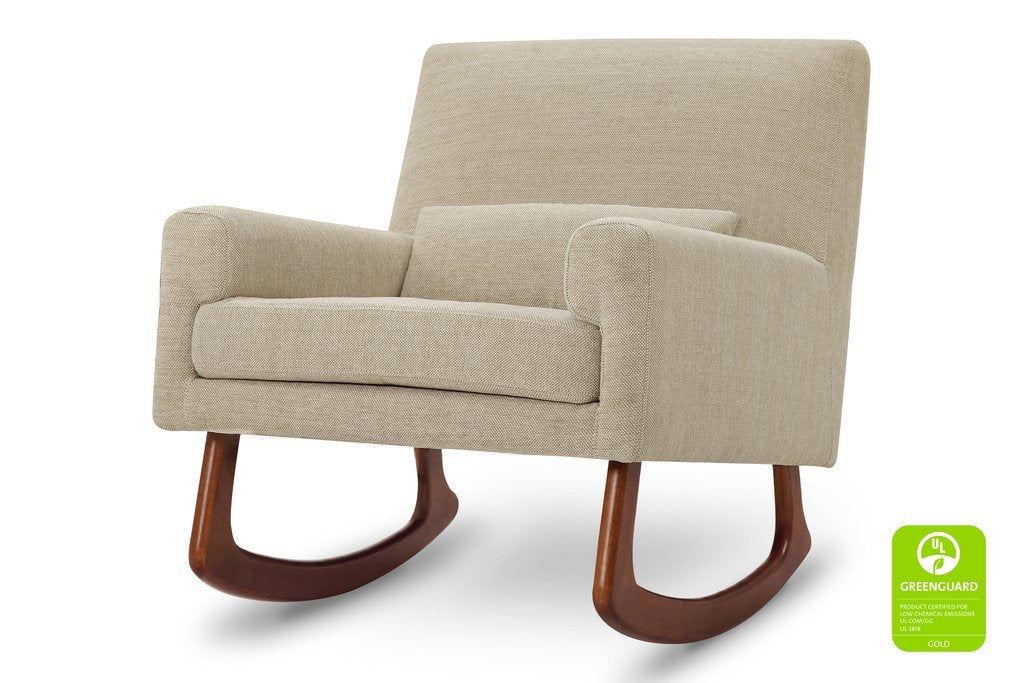 Sleepytime Rocker with Walnut Legs