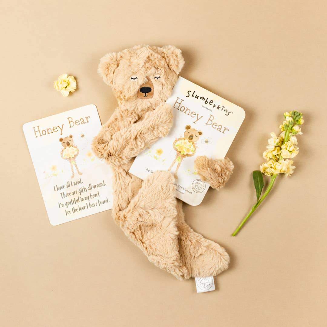 Slumberkins Honey Bear Snuggler - Tadpole