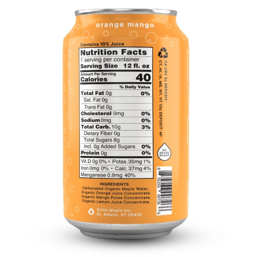 Sparkling Maple Water - Tadpole