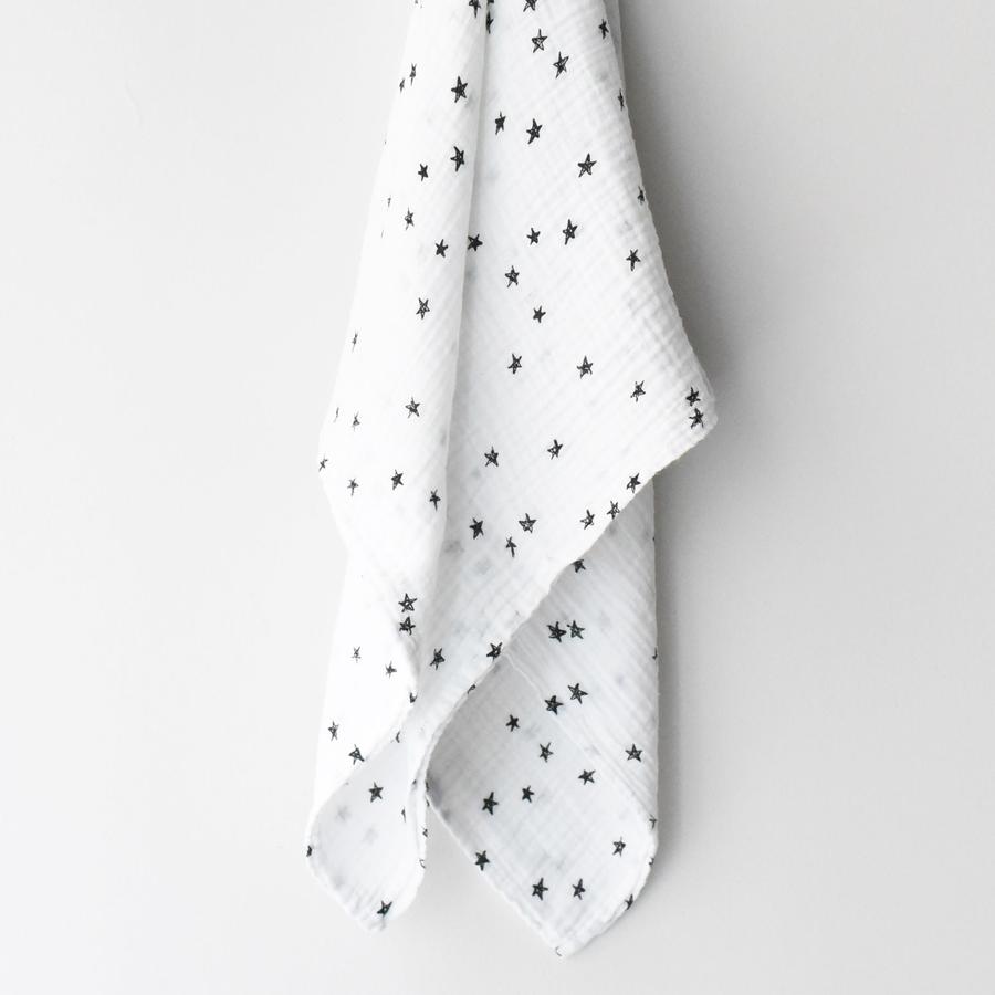 Stars Muslin Swaddle - Tadpole