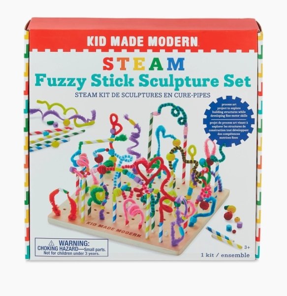 STEAM - Fuzzy Stick Sculpture Set - Tadpole