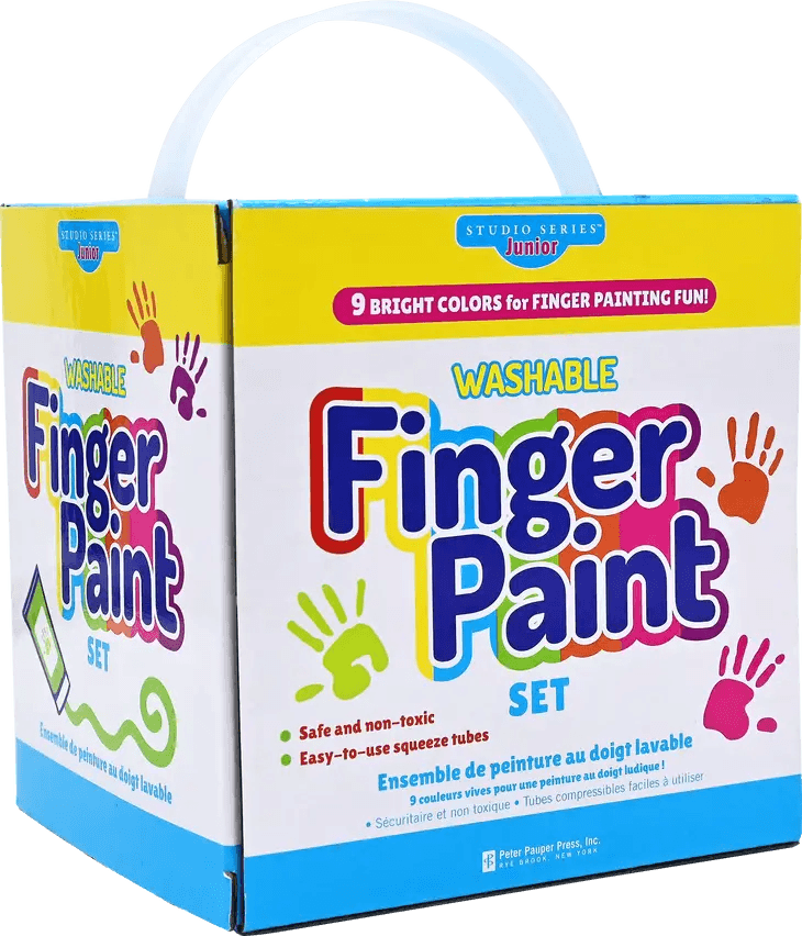 Studio Series Junior Finger Paint Set (9 Colors) - Tadpole