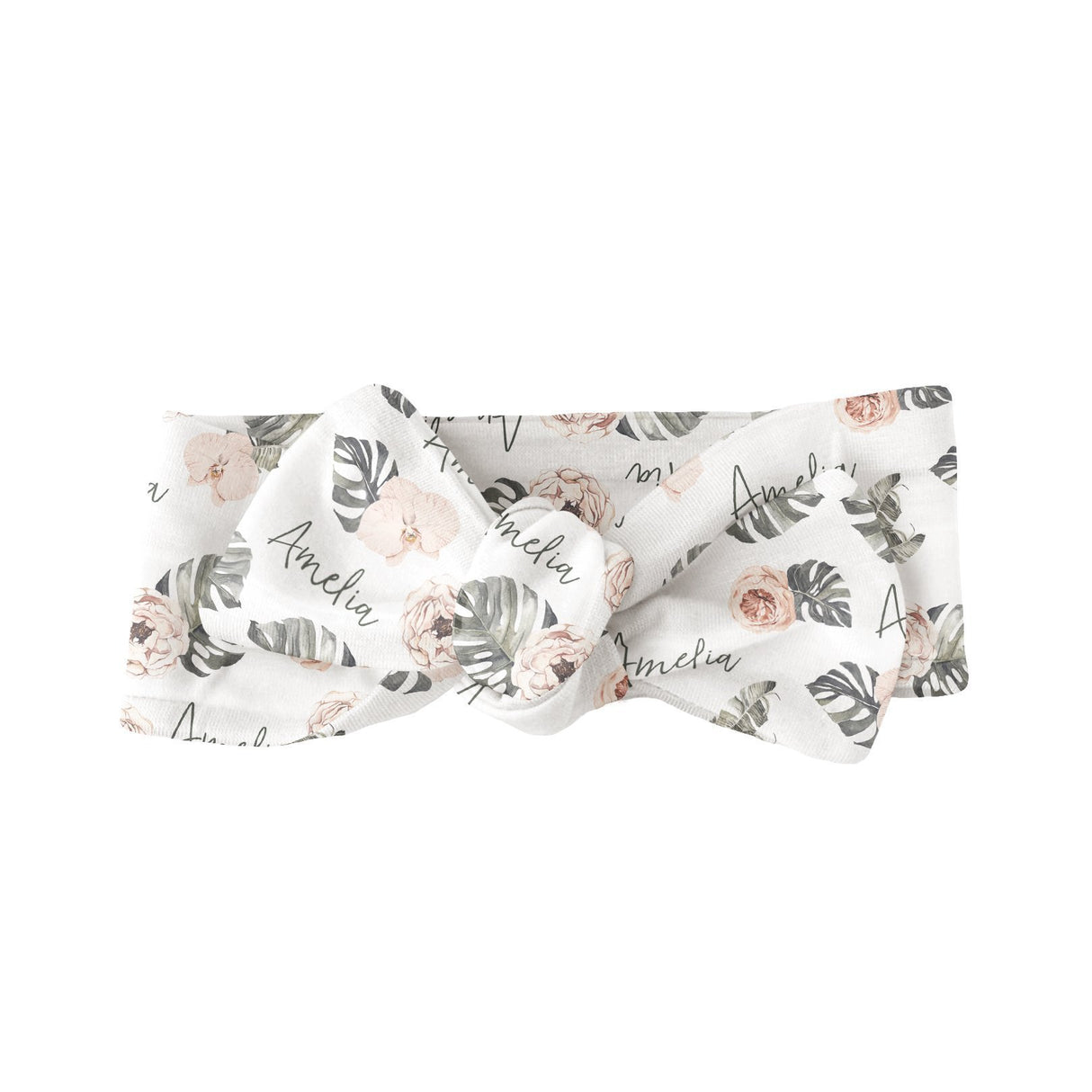 Sugar + Maple Bow - Tropical Floral - Tadpole
