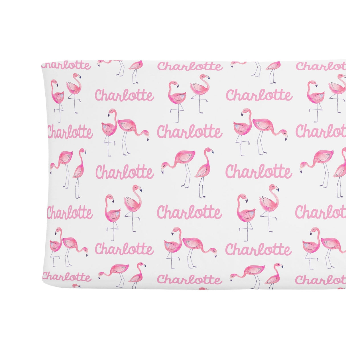 Sugar + Maple Changing Pad Cover - Flamingo - Tadpole