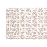Sugar + Maple Changing Pad Cover - Rainbow Neutral - Tadpole