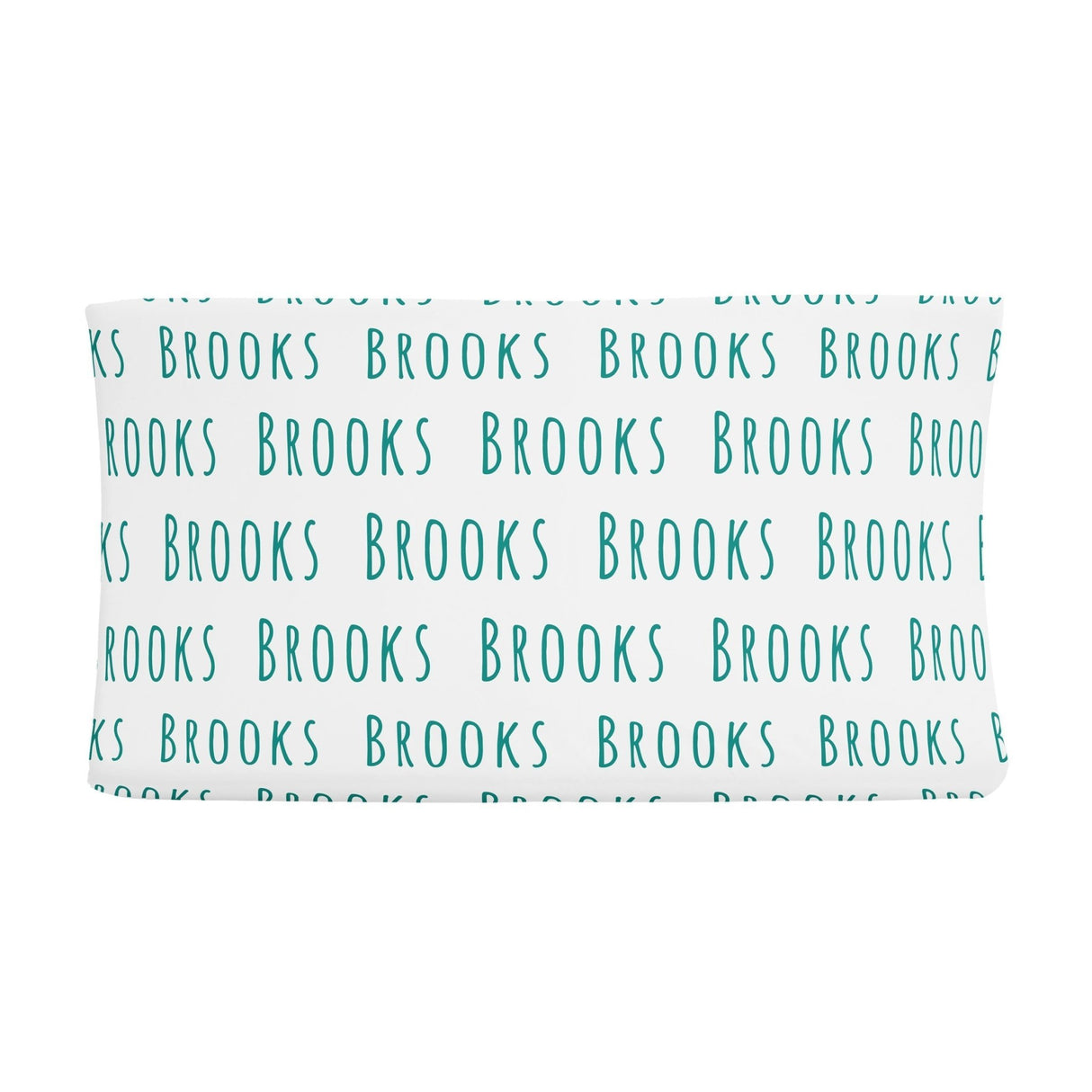 Sugar + Maple Changing Pad Cover - Repeating Name - Tadpole