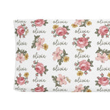 Sugar + Maple Changing Pad Cover - Retro Rose - Tadpole