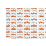 Sugar + Maple Changing Pad Cover - Truck Orange - Tadpole