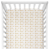Sugar + Maple Crib Sheet - Arrow - Tadpole