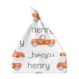 Sugar + Maple Knotted Baby Hat - Truck Orange - Tadpole