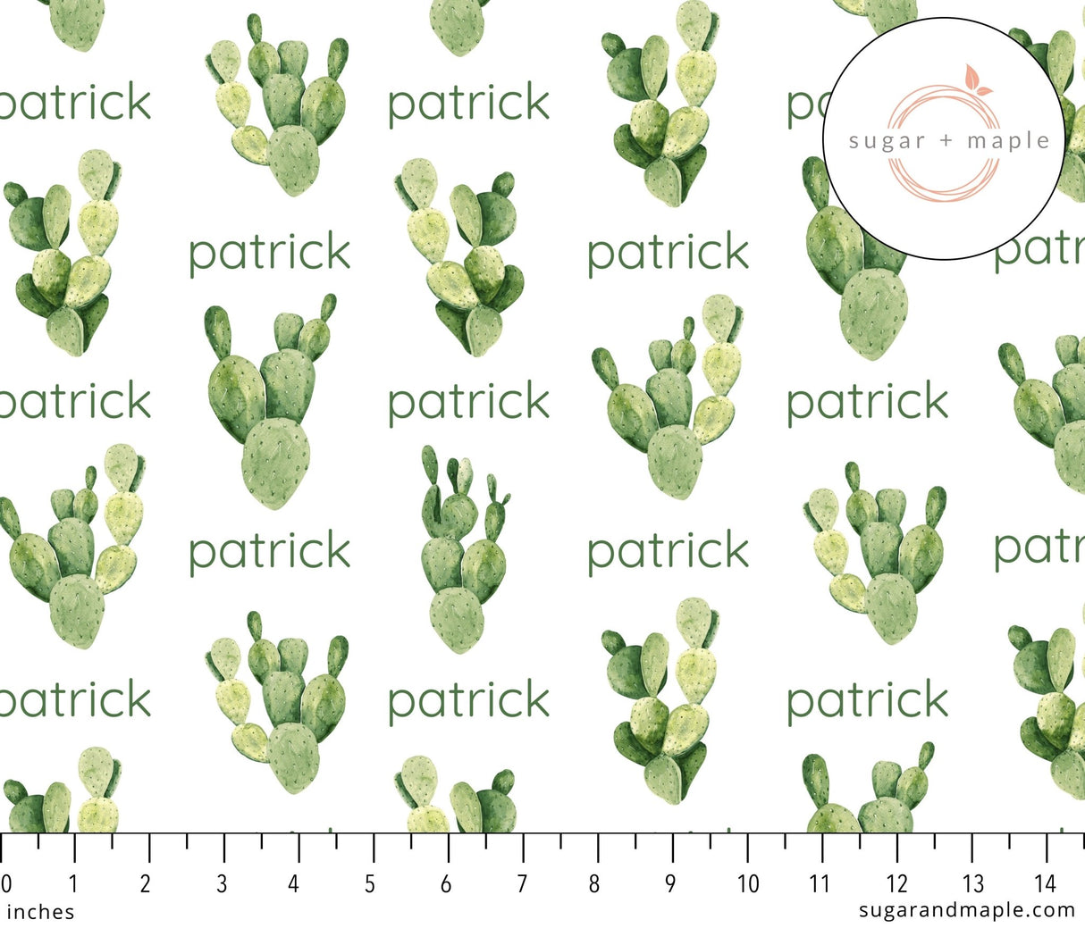 Sugar + Maple Large Blanket & Hat Set - Cactus - Tadpole