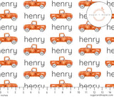 Sugar + Maple Large Stretchy Blanket - Truck Orange - Tadpole