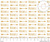 Sugar + Maple Small Blanket & Hat Set - Arrow - Tadpole