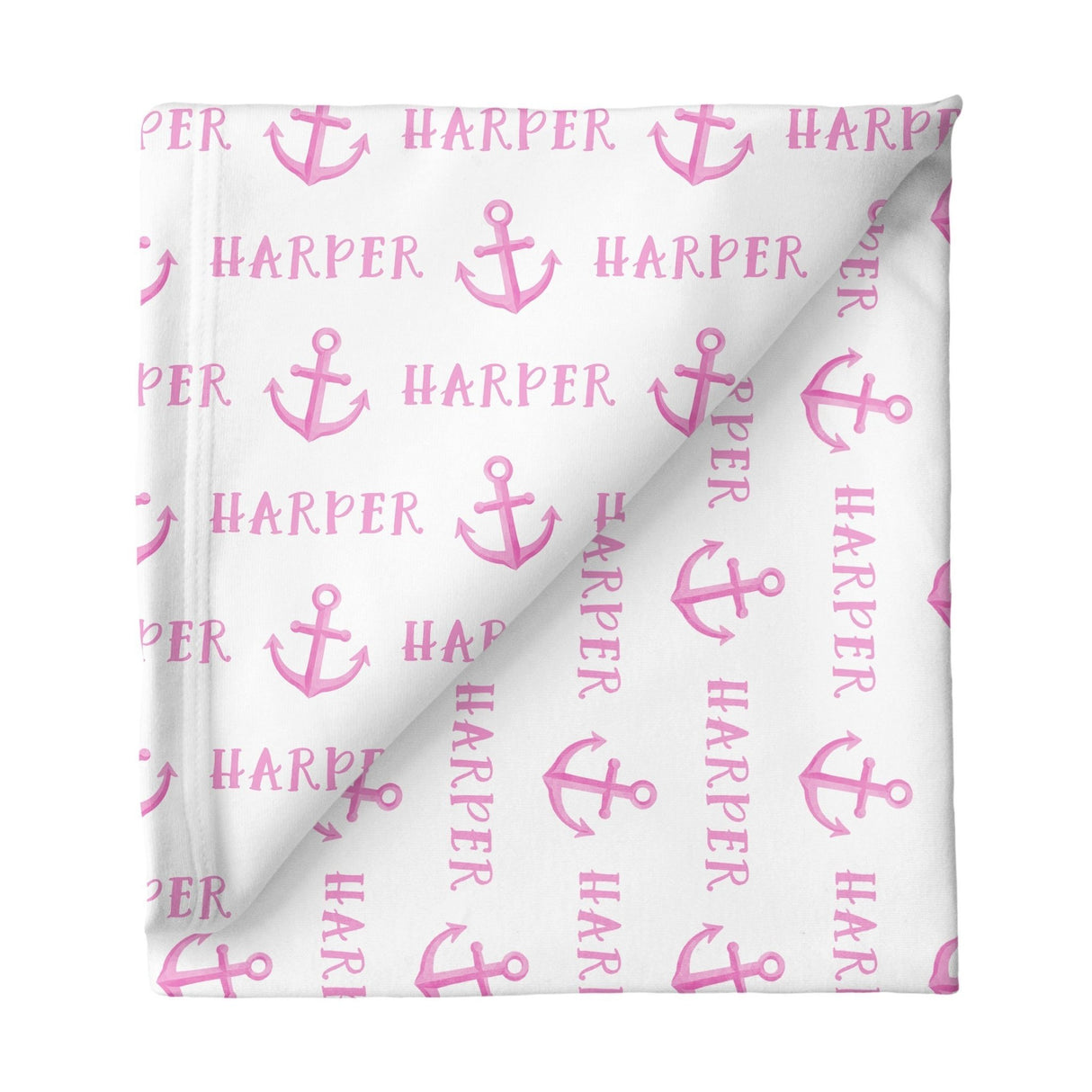 Sugar + Maple Small Stretchy Blanket - Anchor Pink - Tadpole