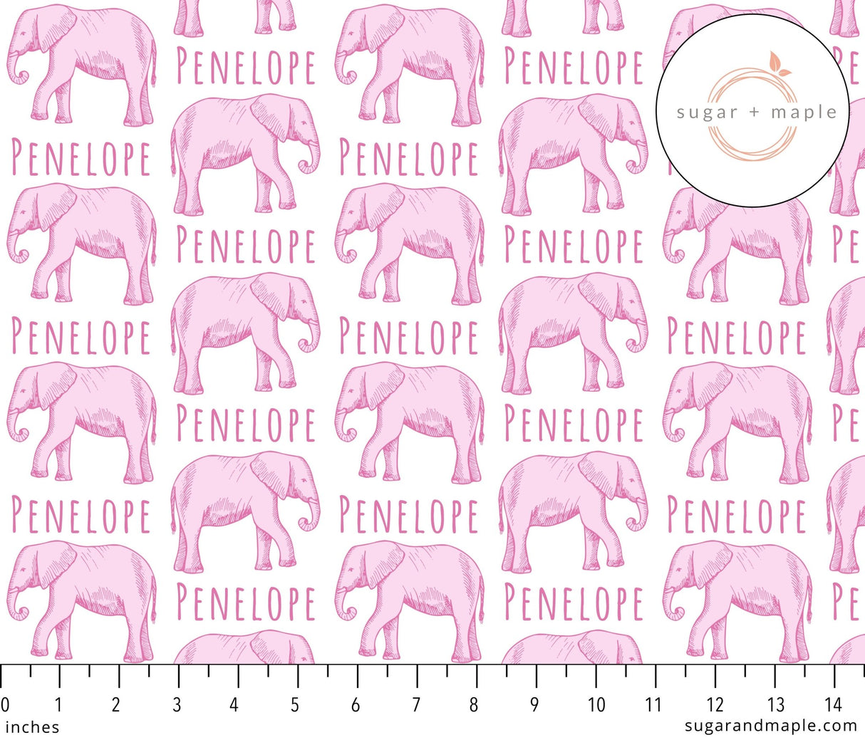 Sugar + Maple Small Stretchy Blanket - Elephant Pink - Tadpole