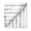 Sugar + Maple Small Stretchy Blanket - Moon Phases - Tadpole