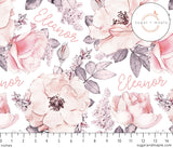 Sugar + Maple Small Stretchy Blanket - Wallpaper Floral - Tadpole
