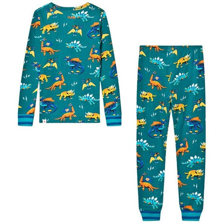 Superhero Dinos Organic Cotton Pajama Set - Tadpole