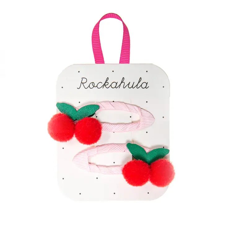 Sweet Cherry Pom Pom Clips - Tadpole