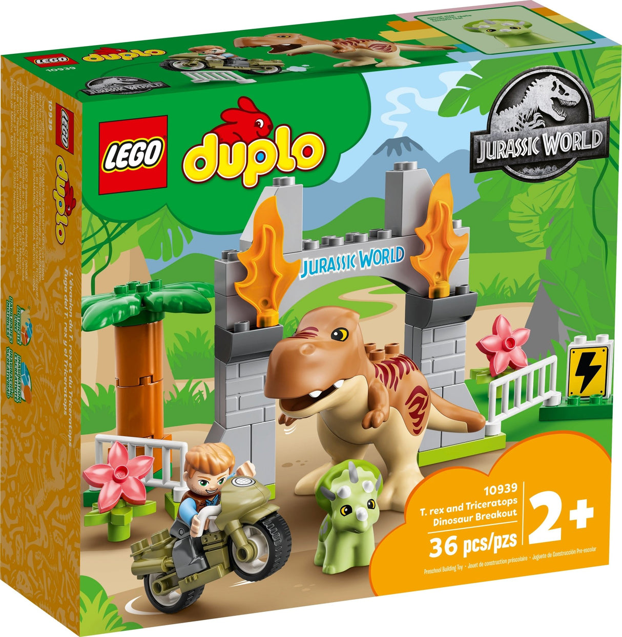 T. rex and Triceratops Dinosaur Breakout - Tadpole