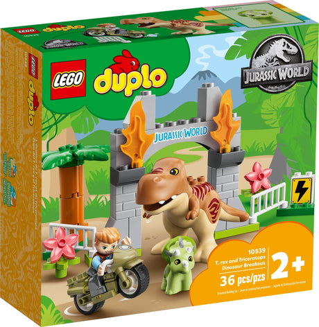 T. rex and Triceratops Dinosaur Breakout - Tadpole