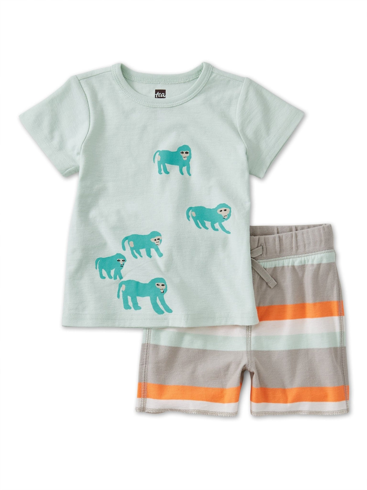 Tea Collection Baboon Baby Set - Tadpole