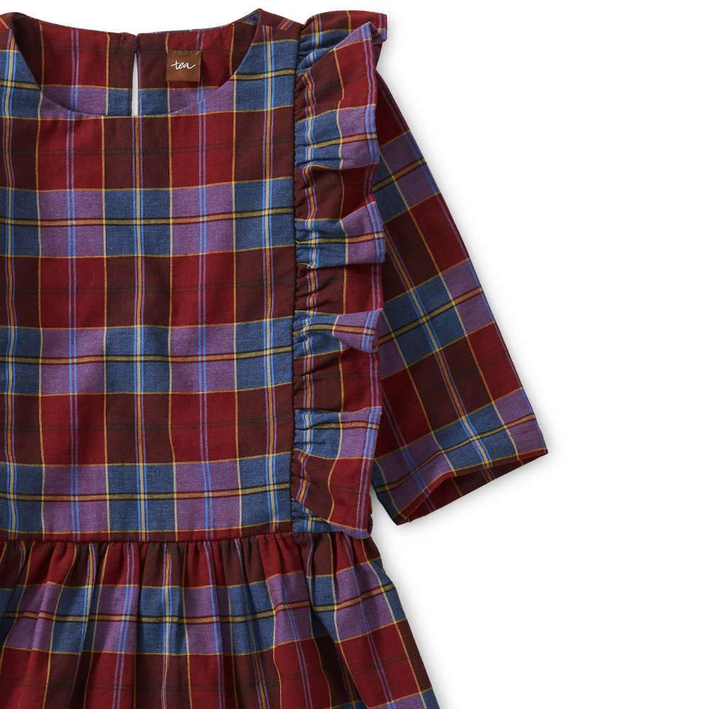 Tea Collection Family Plaid Ruffle Dress - Tadpole