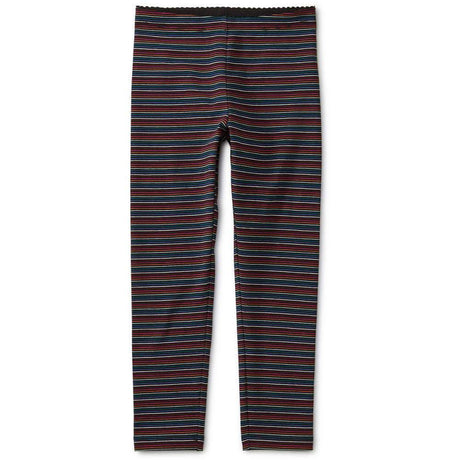 Tea Collection Multi Stripe Leggings Jet Black - Tadpole