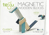 Tegu 14-Piece Magnetic Block Set - Blues - Tadpole