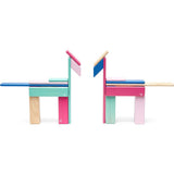 Tegu 24-Piece Magnetic Block Set - Blossom - Tadpole