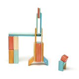 Tegu 24-Piece Magnetic Block Set - Sunset - Tadpole