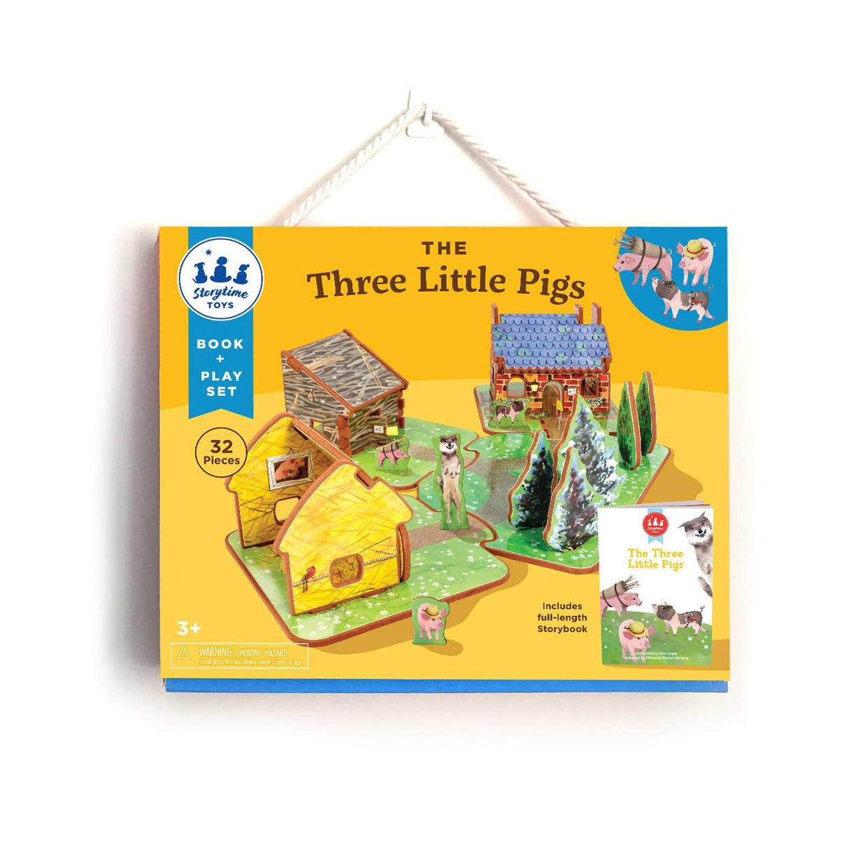 The Three Little Pigs Book and Play Set - Tadpole