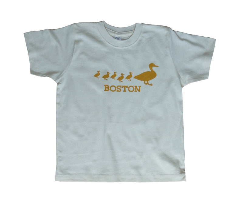 Toddler Boston Ducklings T-Shirt -Natural - Tadpole