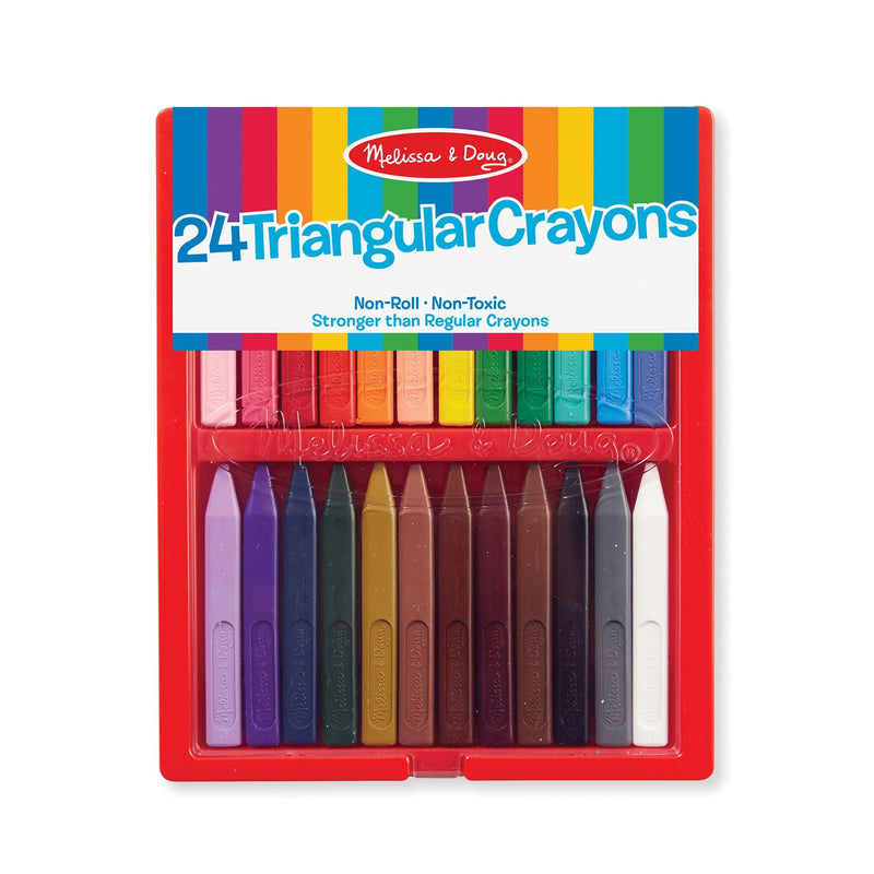 Triangular Crayons - 24 pack - Tadpole