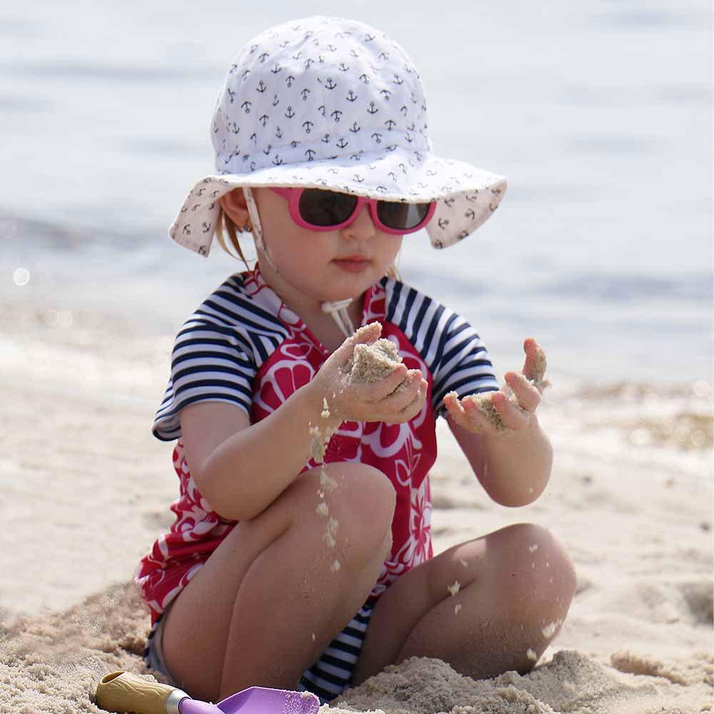 Twinkebelle Grow-With-Me Sun Hat Anchors - Tadpole