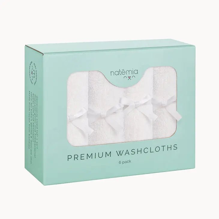 Ultra Soft Bamboo Washcloths - 6 pack - Tadpole