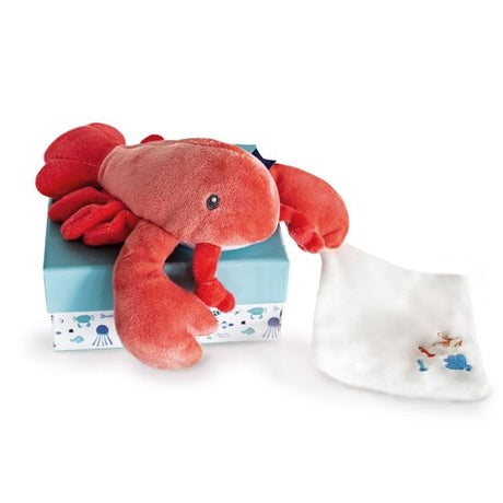 Under the Sea: Coral Lobster Plush with Doudou blanket - Tadpole