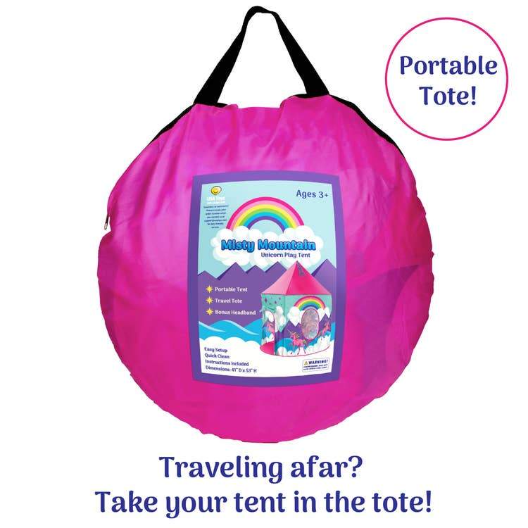 Unicorn Play Tent with Headband - Tadpole