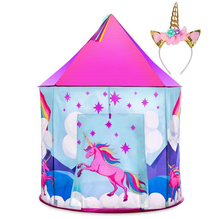 Unicorn Play Tent with Headband - Tadpole