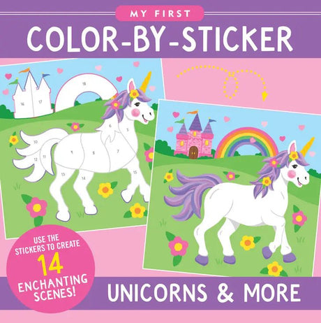 Unicorns & More First Color by Sticker Book - Tadpole