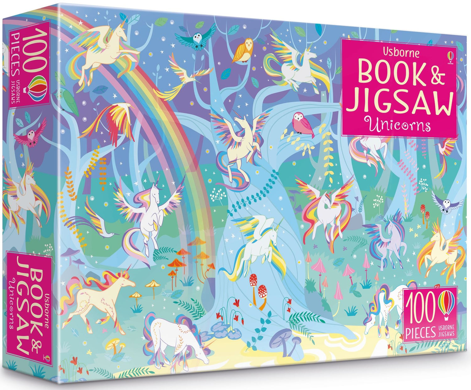 Usborne Book and Jigsaw Puzzle Unicorns - Tadpole