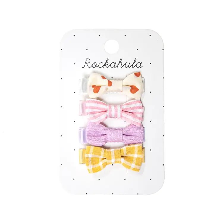 Wanderlust Mini Bow Clips - Tadpole
