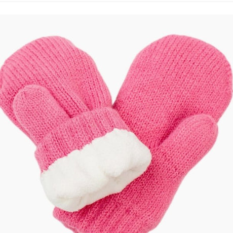 Watermelon Pink | Knit Mittens - Tadpole