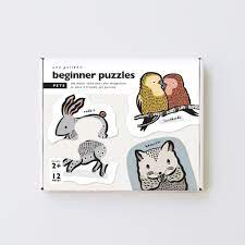 Wee Gallery Beginner Puzzles - Pets - Tadpole