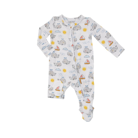 WHALEY CUTE 2-Way Zipper Footie - Tadpole