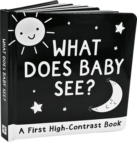 What Does Baby See? A High-Contrast Board Book - Tadpole