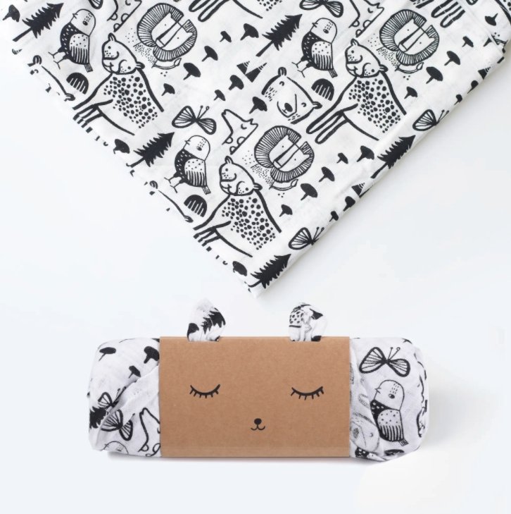 Wild Muslin Swaddle - Tadpole