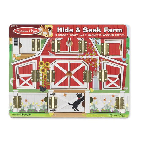 Wooden Magnetic Hide and Seek Farm - Tadpole